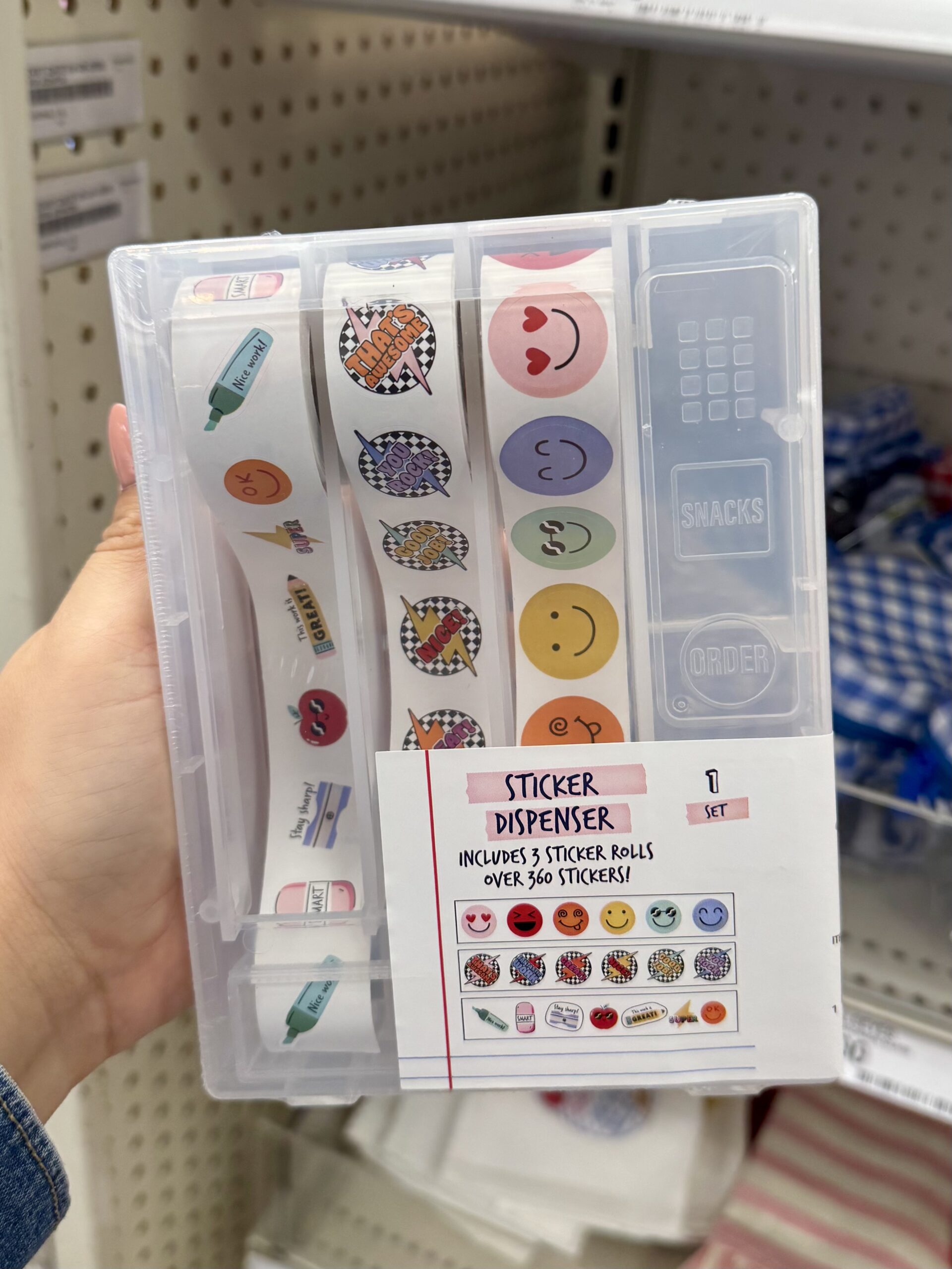 Sticker Dispenser - in store