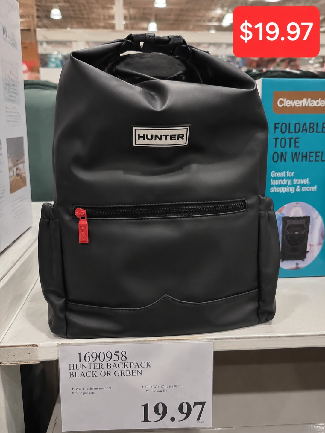 HUNTER BACKPACK BLACK OR GREEN