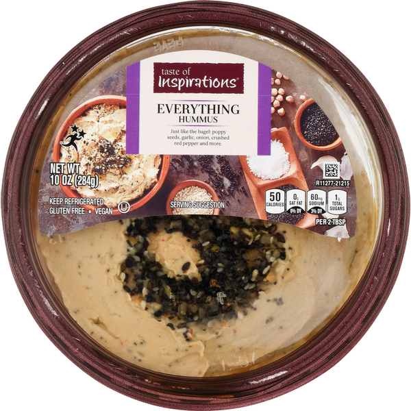 Taste of Inspirations Gluten Free Everything Hummus