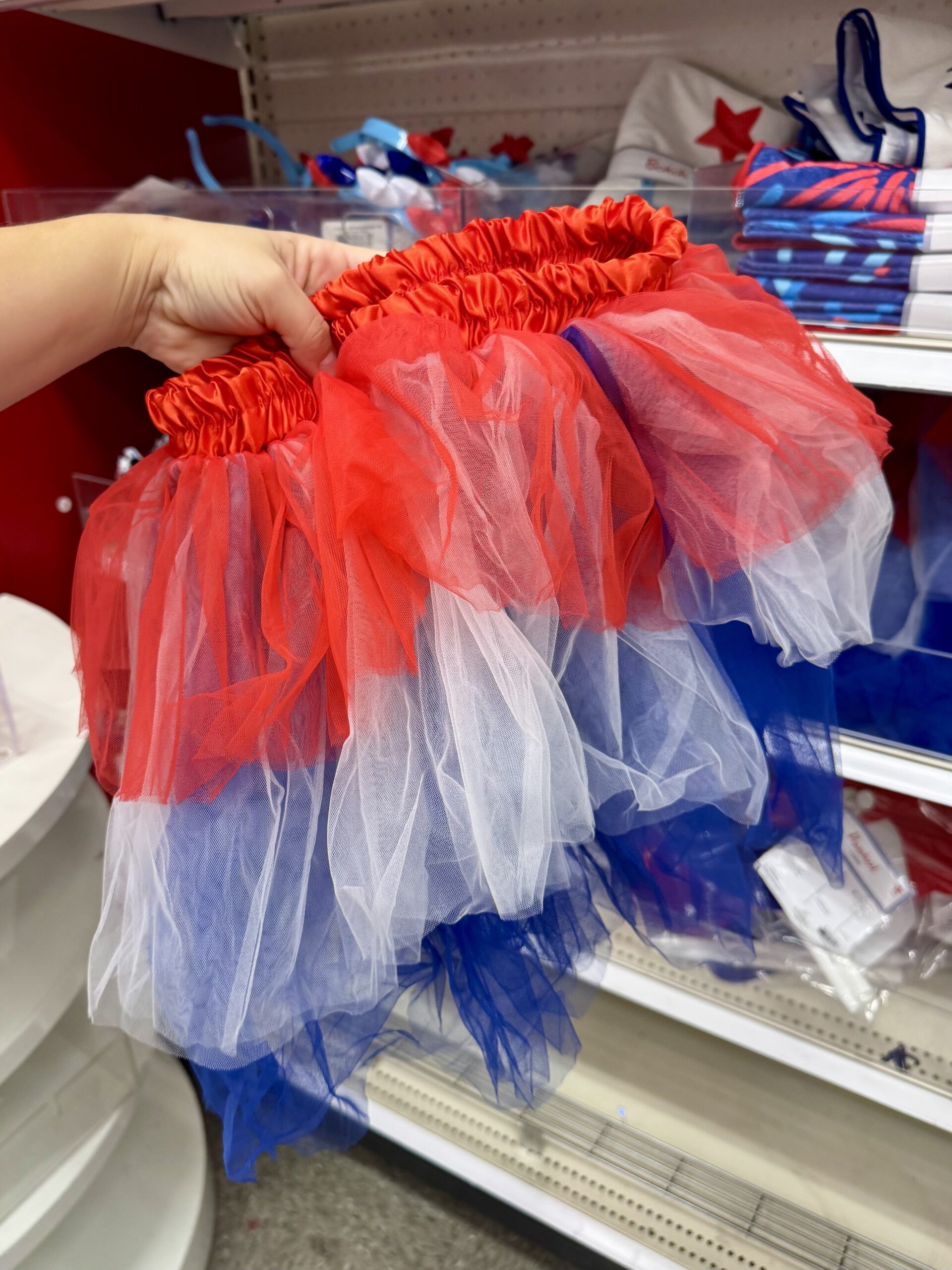 Red White and Blue Tutu - in store