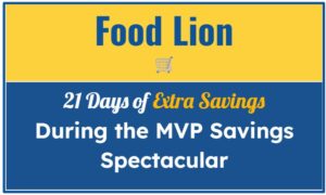 21 Days of Extra Savings During the MVP Savings Spectacular