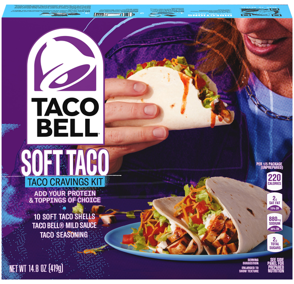 Taco Bell Soft Taco Cravings Kit - 10 ct