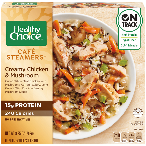 Healthy Choice Cafe Steamers Creamy Chicken & Mushroom Frozen Meal