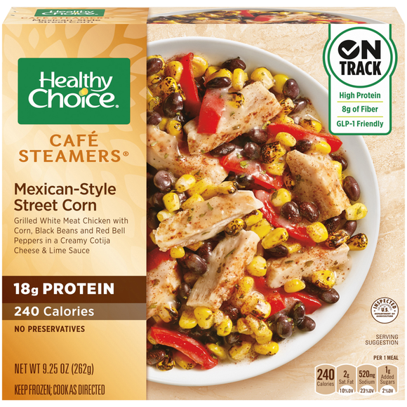 Healthy Choice Cafe Steamers Mexican-Style Street Corn Frozen Meal