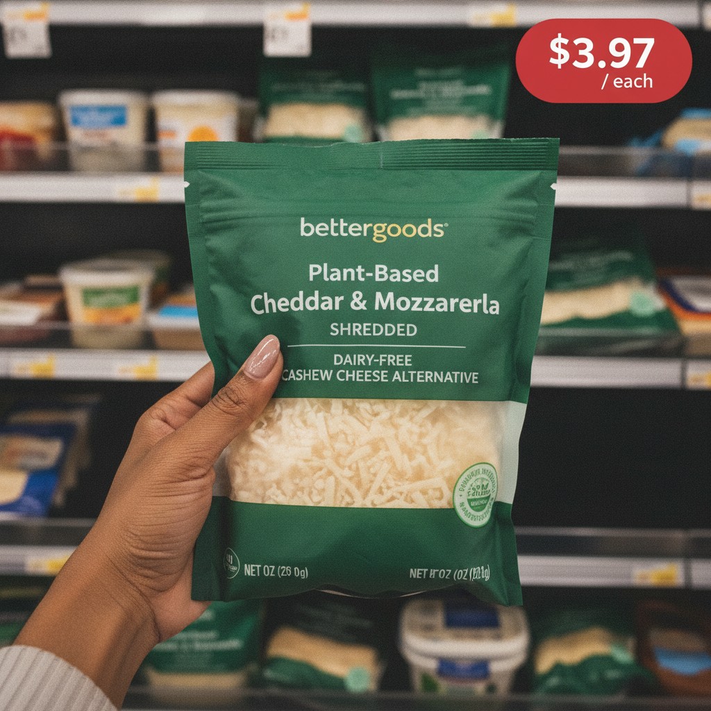 bettergoods Plant-Based Cheddar & Mozzarella Shredded Dairy-Free Cashew Cheese Alternative