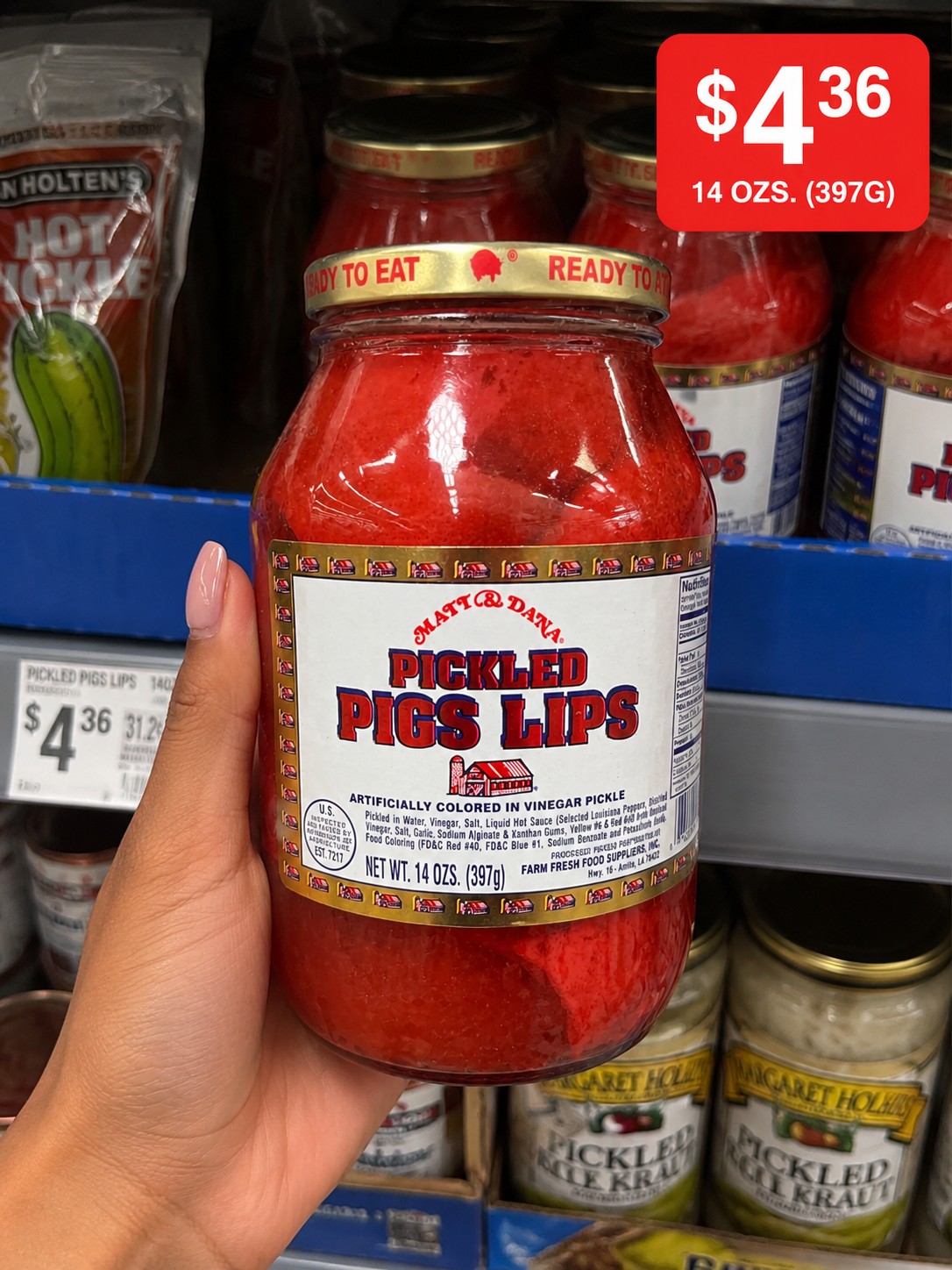MATT & DANA PICKLED PIGS LIPS