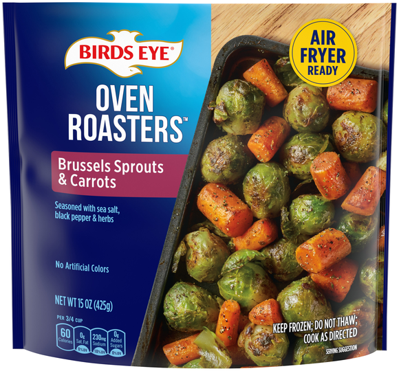 Birds Eye Oven Roasters Seasoned Brussels Sprouts & Carrots Frozen