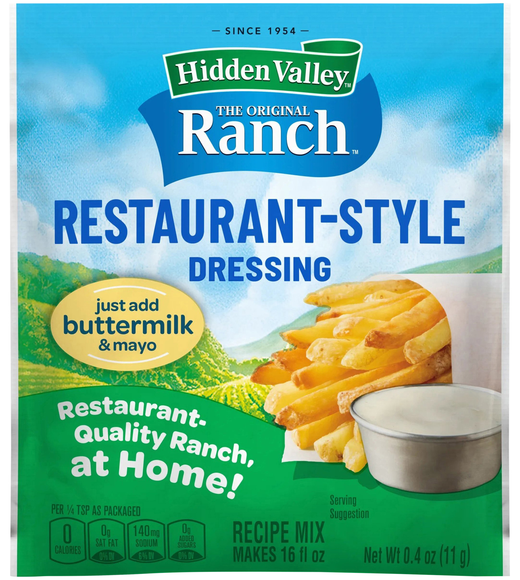 Hidden Valley Restaurant-Style Ranch Dressing & Recipe Mix Packet