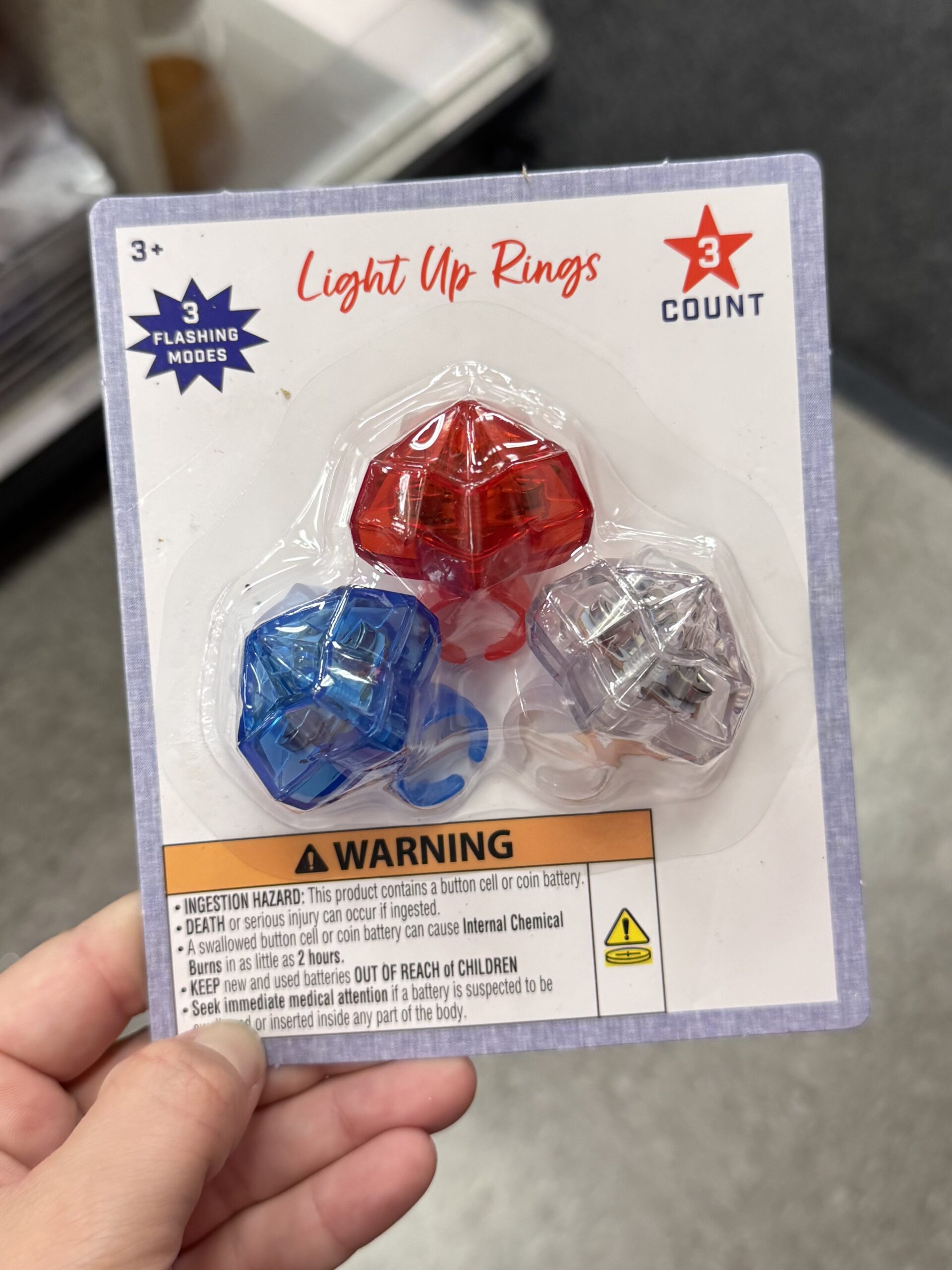 Light Up Rings - in store