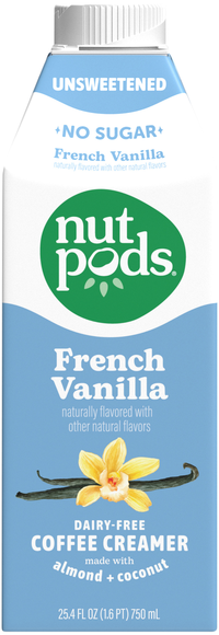 nutpods Dairy Free Unsweetened French Vanilla Almond + Coconut Creamer