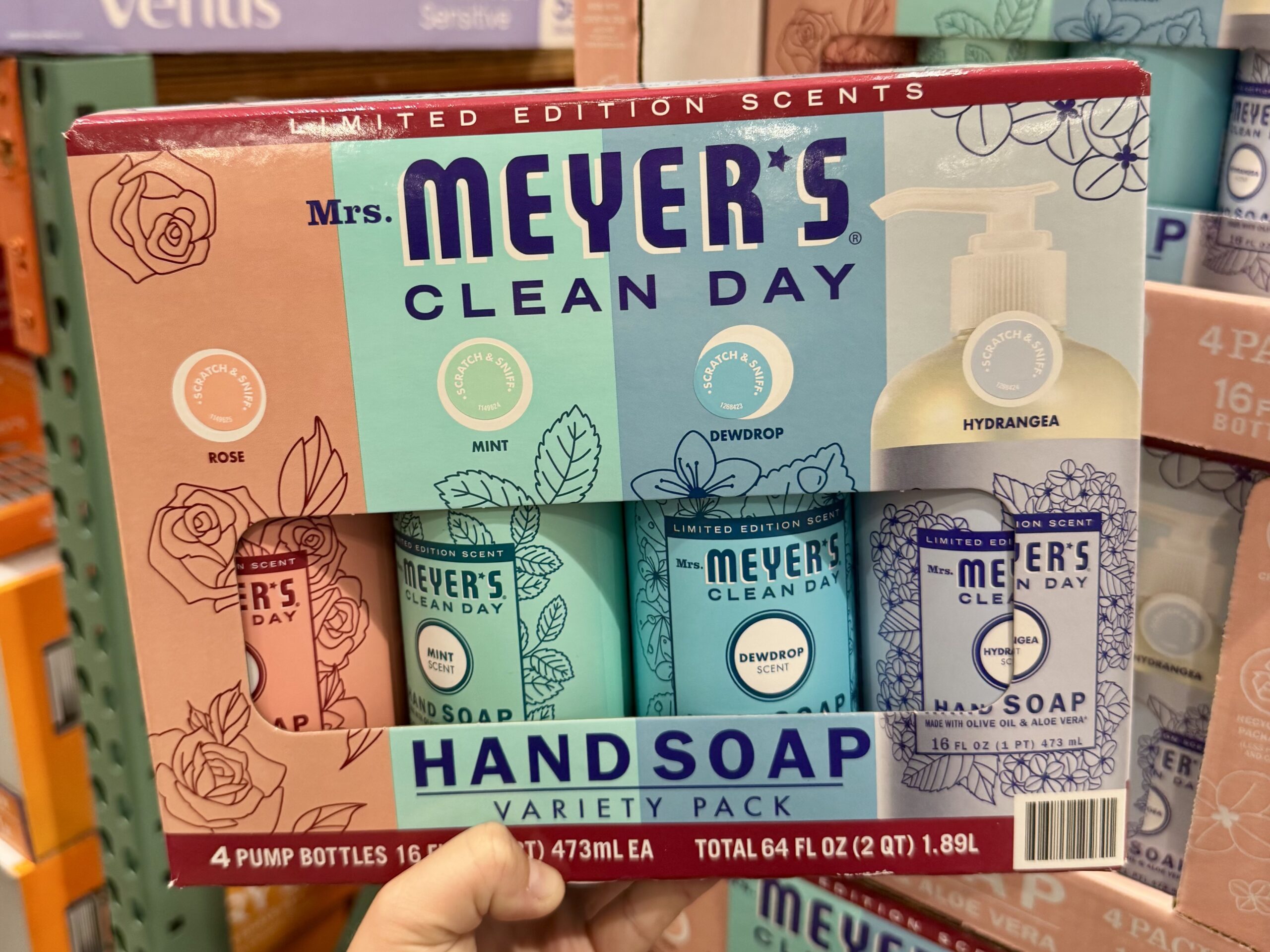 Mrs. Meyer's Clean Day Hand Soap Variety Pack