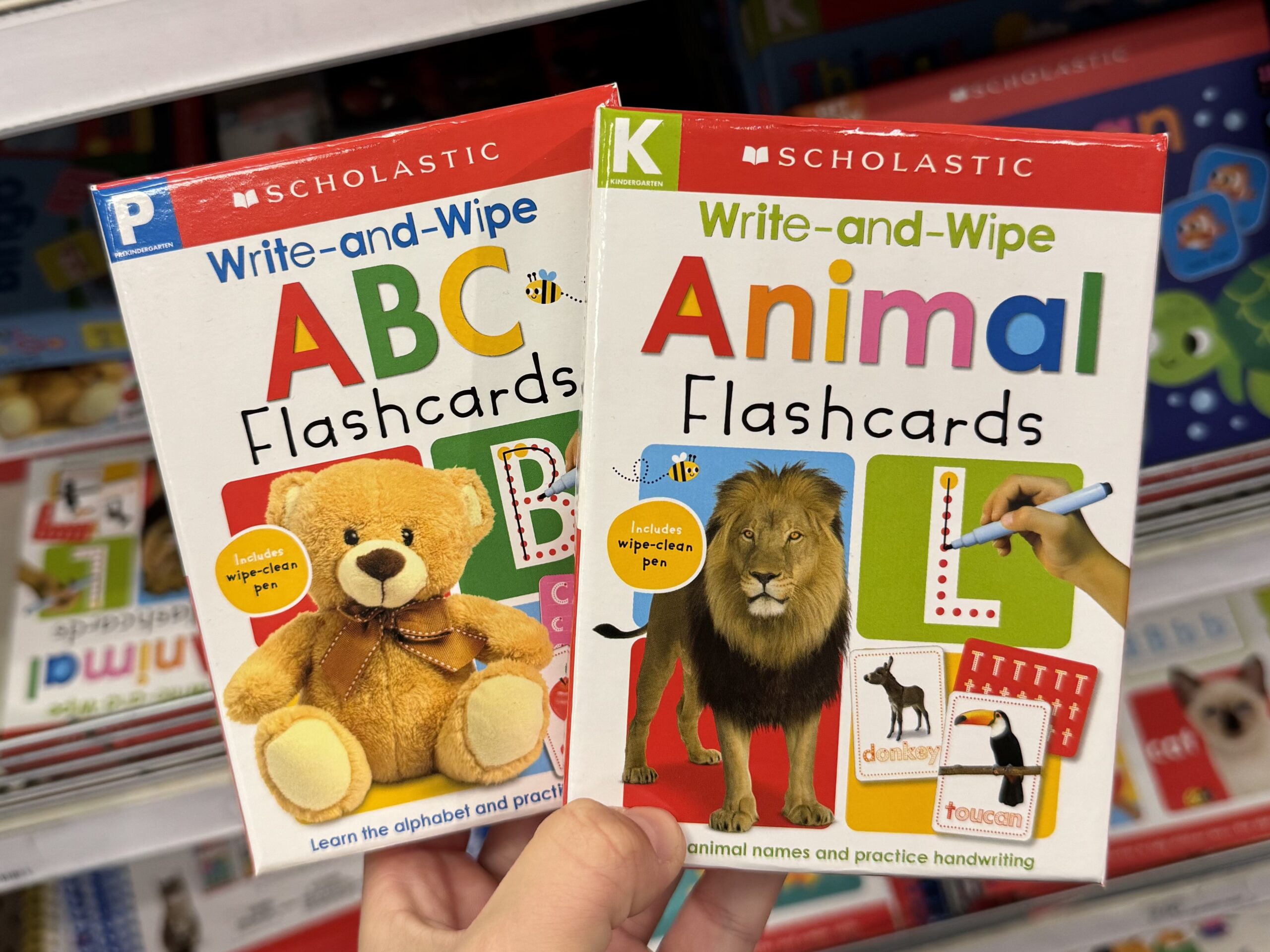 Scholastic Animal Flashcards - in store