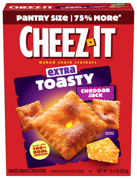 Cheez-It Extra Toasty Cheddar Jack Baked Cheese Crackers