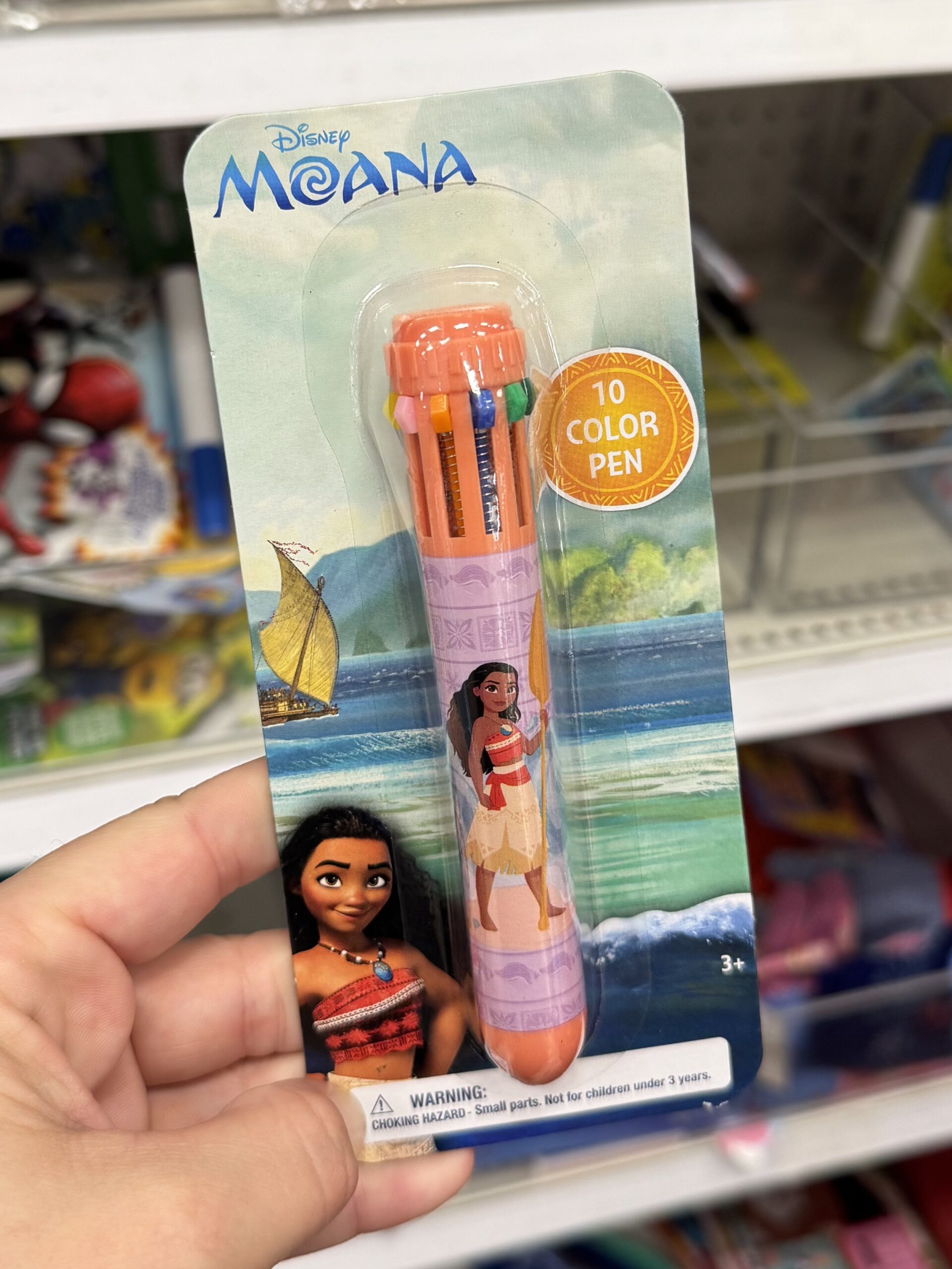 Disney Moana 10 Color Pen - in store