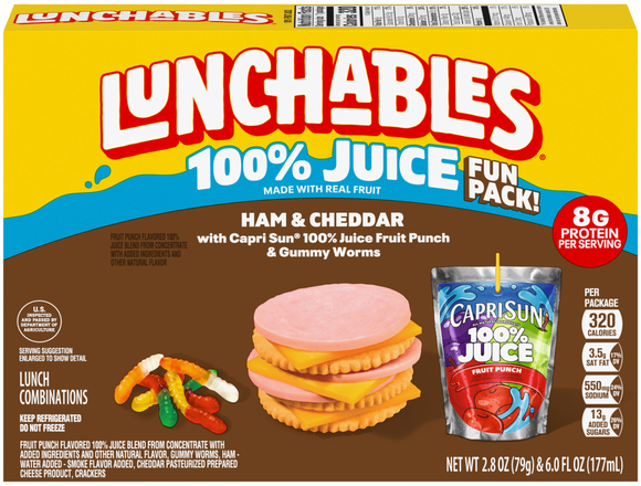 Lunchables Cracker Stackers Ham & Cheddar