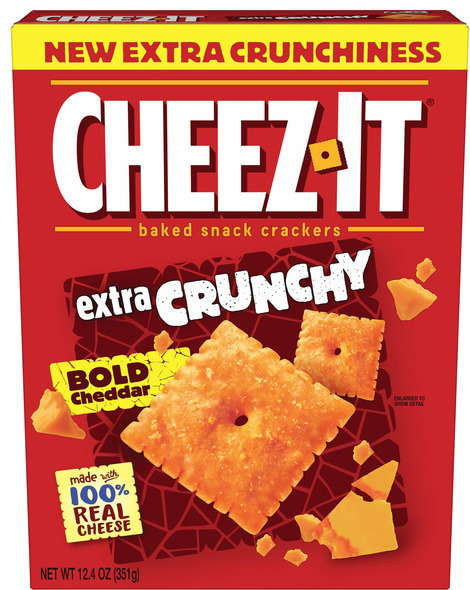 Cheez-It Extra Crunchy Bold Cheddar Baked Cheese Crackers