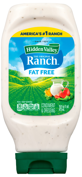 Hidden Valley Original Fat Free Ranch Dressing & Condiment Squeeze