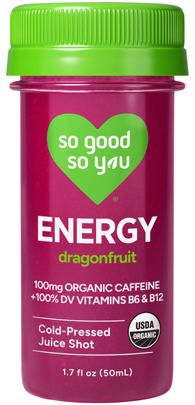 So Good So You Organic Energy Dragonfruit Juice Shot
