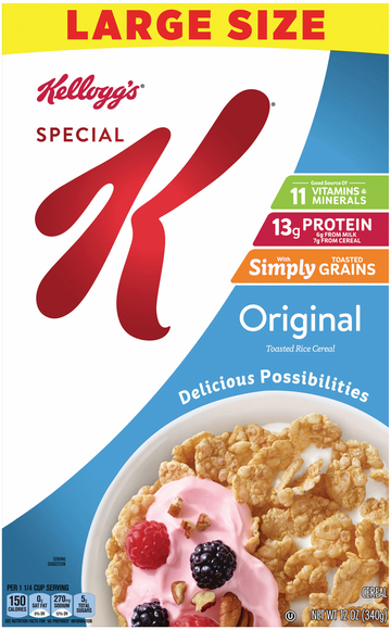 Special K Original Toasted Rice Cereal Large Size