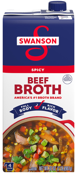 Swanson 100% Natural Gluten Free Spicy Beef Broth
