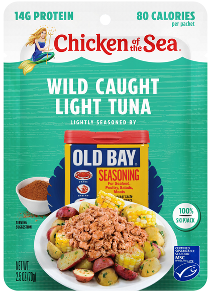 Chicken of the Sea Wild Caught Light Tuna Old Bay Seasoning
