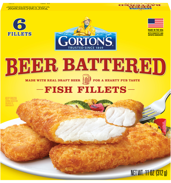 Gorton's Beer Battered Fish Fillets - 6 ct Frozen