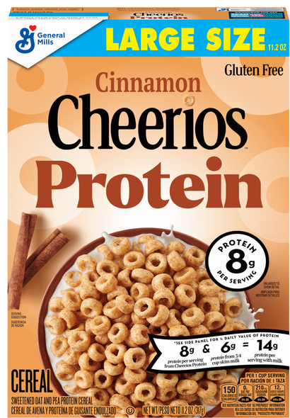 Cheerios Gluten Free Protein Cinnamon Cereal Large Size