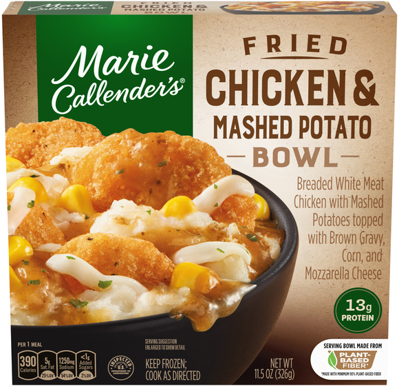 Marie Callender's Fried Chicken & Mashed Potato Bowl Frozen Meal