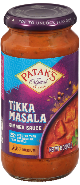 Patak's Medium Tikka Masala Simmer Sauce