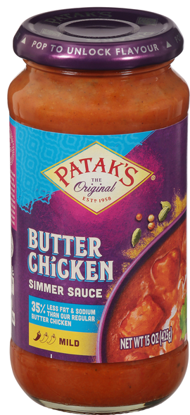 Patak's Mild Butter Chicken Simmer Sauce