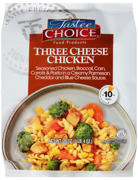 Tastee Choice Three Cheese Chicken Frozen Skillet Meal