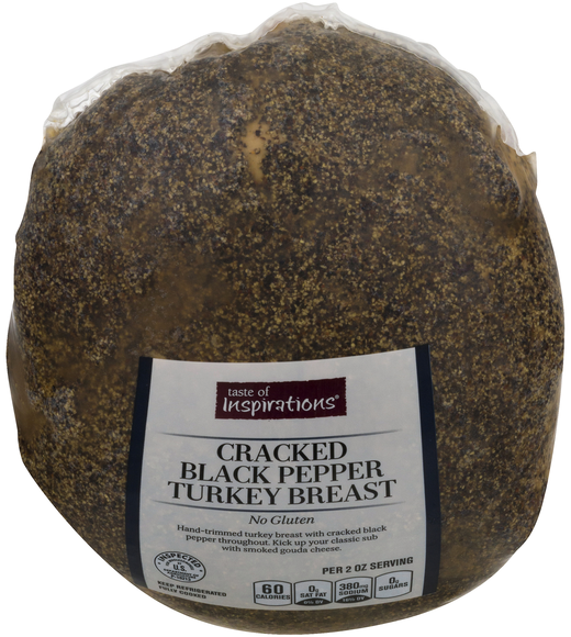 Taste of Inspirations Deli Cracked Black Pepper Turkey Breast (Reg Sliced)