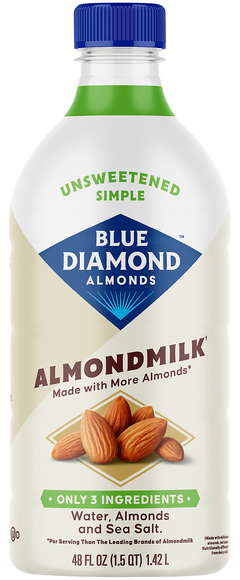 Blue Diamond Unsweetened Simple Almondmilk