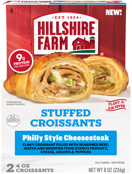 Hillshire Farm Philly Style Cheesesteak Stuffed Croissants - 2 ct Frozen
