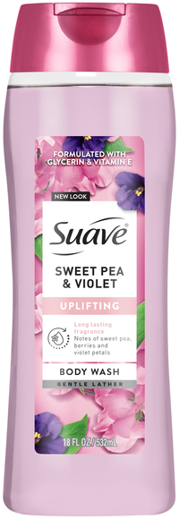 Suave Women Sweet Pea & Violet Uplifting Body Wash