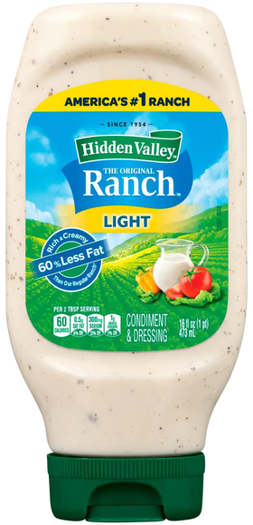 Hidden Valley Original Light Ranch Dressing & Condiment Squeeze