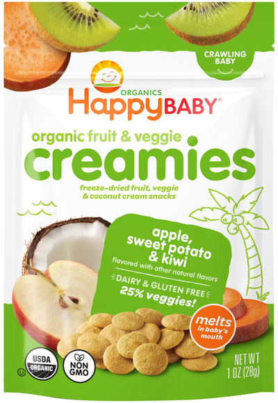 Happy Baby Organics Creamies Apple Sweet Potato & Kiwi