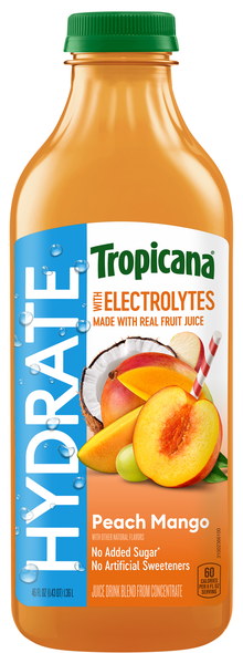 Tropicana Hydrate Peach Mango with Electrolytes Drink