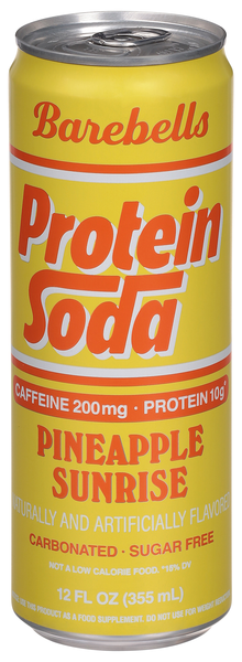 Barebells Sugar Free Pineapple Sunrise 10g Protein Soda