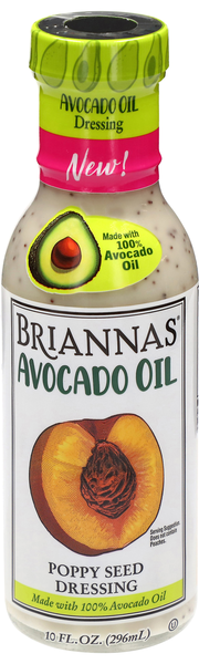 Briannas Avocado Oil Poppy Seed Dressing