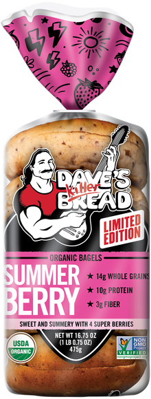 Dave's Killer Bread Organic Summer Berry Bagels - 5 ct