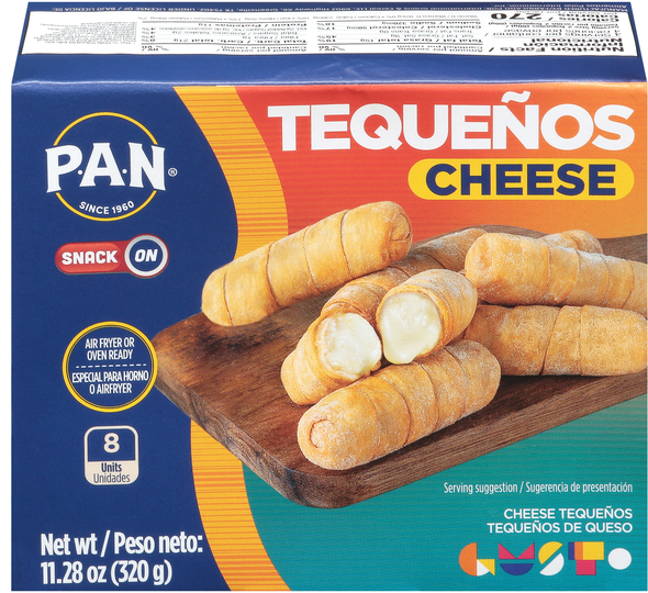 P.A.N. Cheese Tequenos - 8 ct Frozen