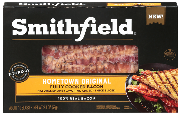 Smithfield Fully Cooked Hometown Original Bacon