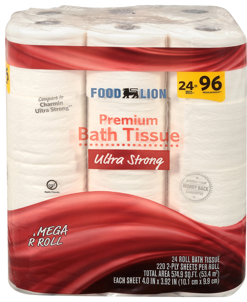 Food Lion Ultra Strong Premium 2-Ply Toilet Paper - 24 ct