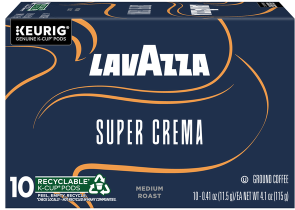LavAzza Super Creme Medium Roast Coffee K-Cup Pods