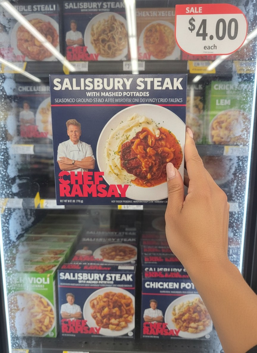 Chef Ramsay Salisbury Steak with Mashed Potatoes