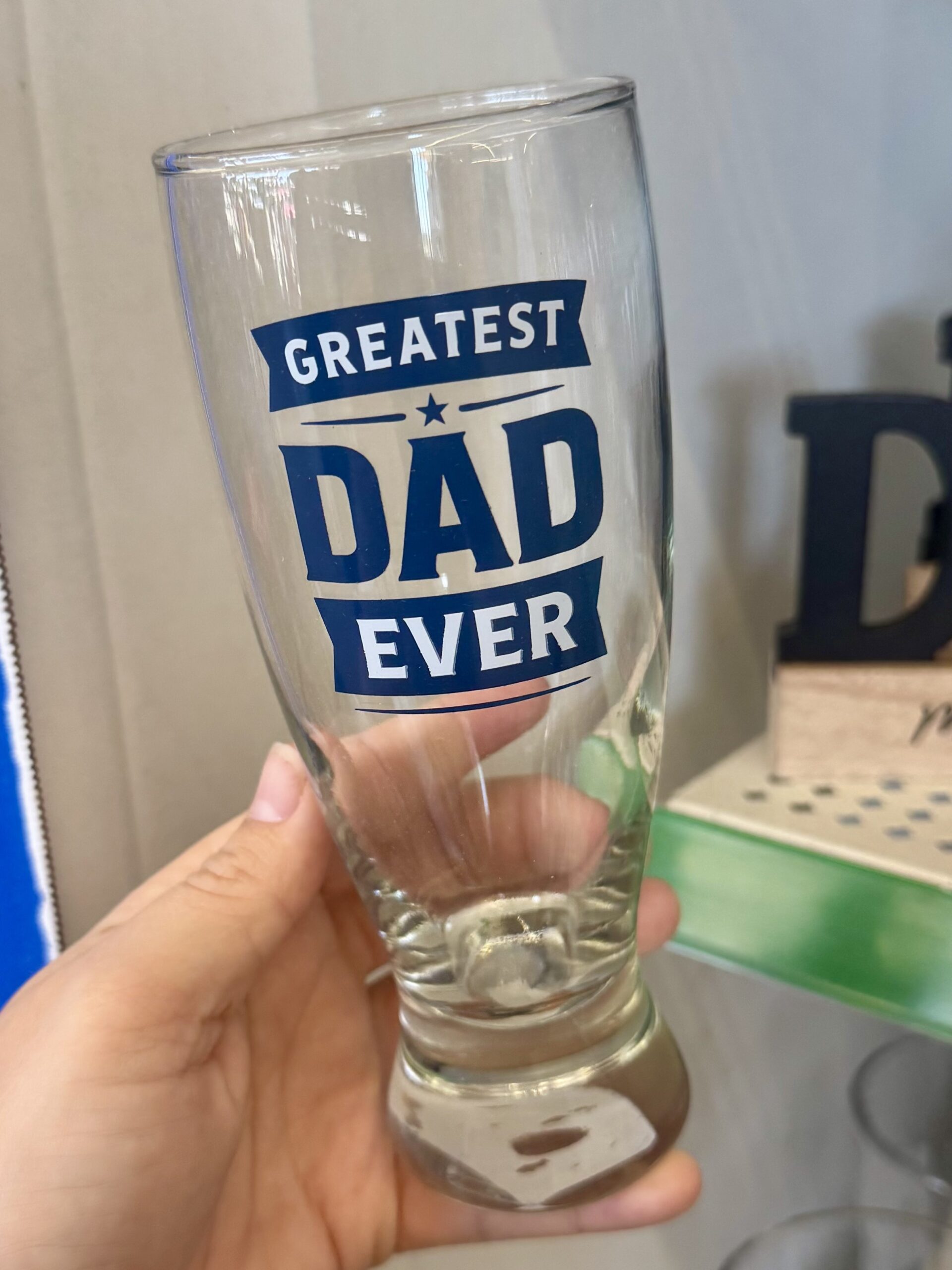 Assorted Father's Day Pilsner Glasses, 14.5 oz. - in store