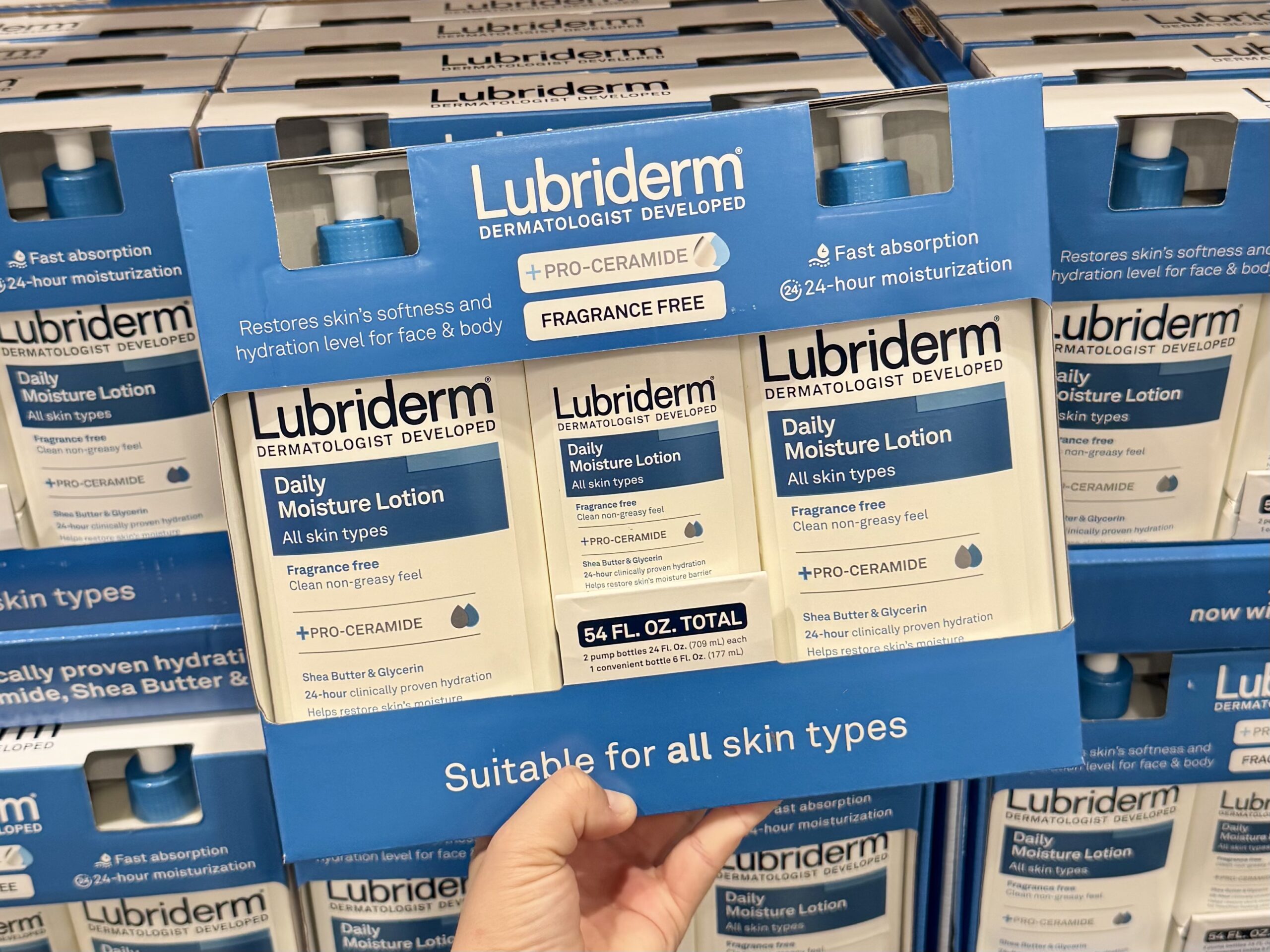 Lubriderm Daily Moisture Lotion Fragrance Free
