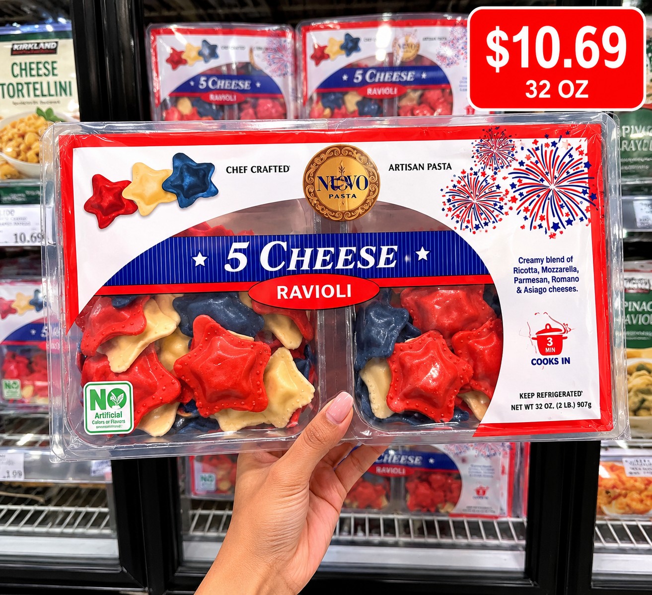 NUOVO FIVE CHEESE STAR SHAPED RAVIOLI