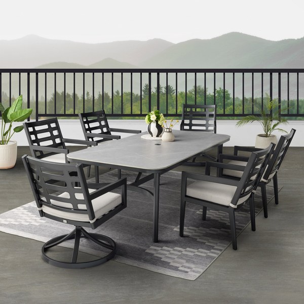 Agio 7-Piece Wicker Dining Set — $1,199.97